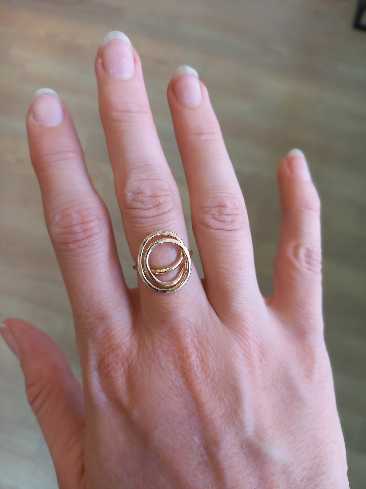 Bague plaqué or - Dali