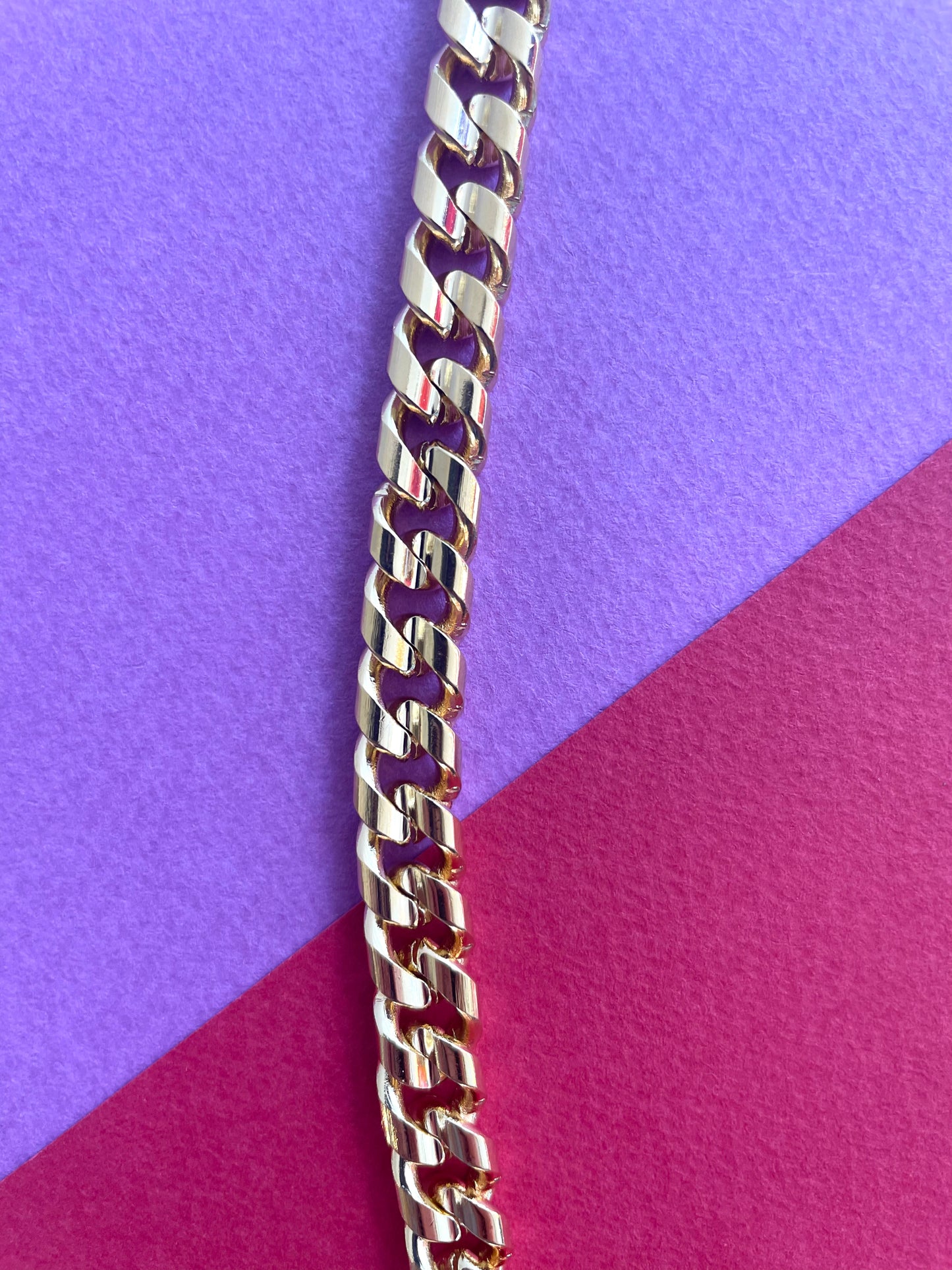Collier maille gourmette vintage