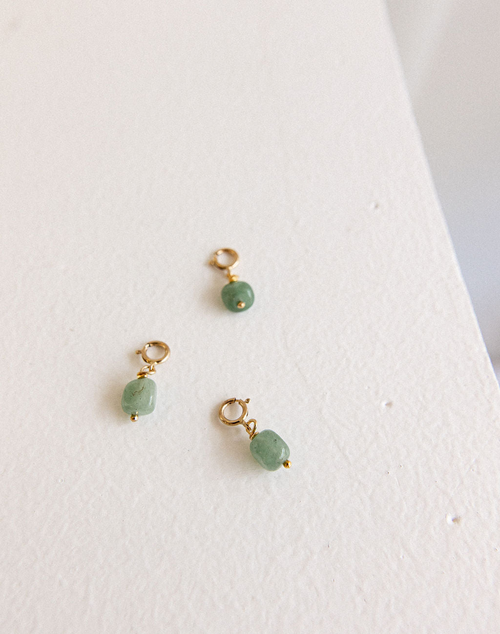 Pendentif Perle Aventurine verte - Bar à bijoux
