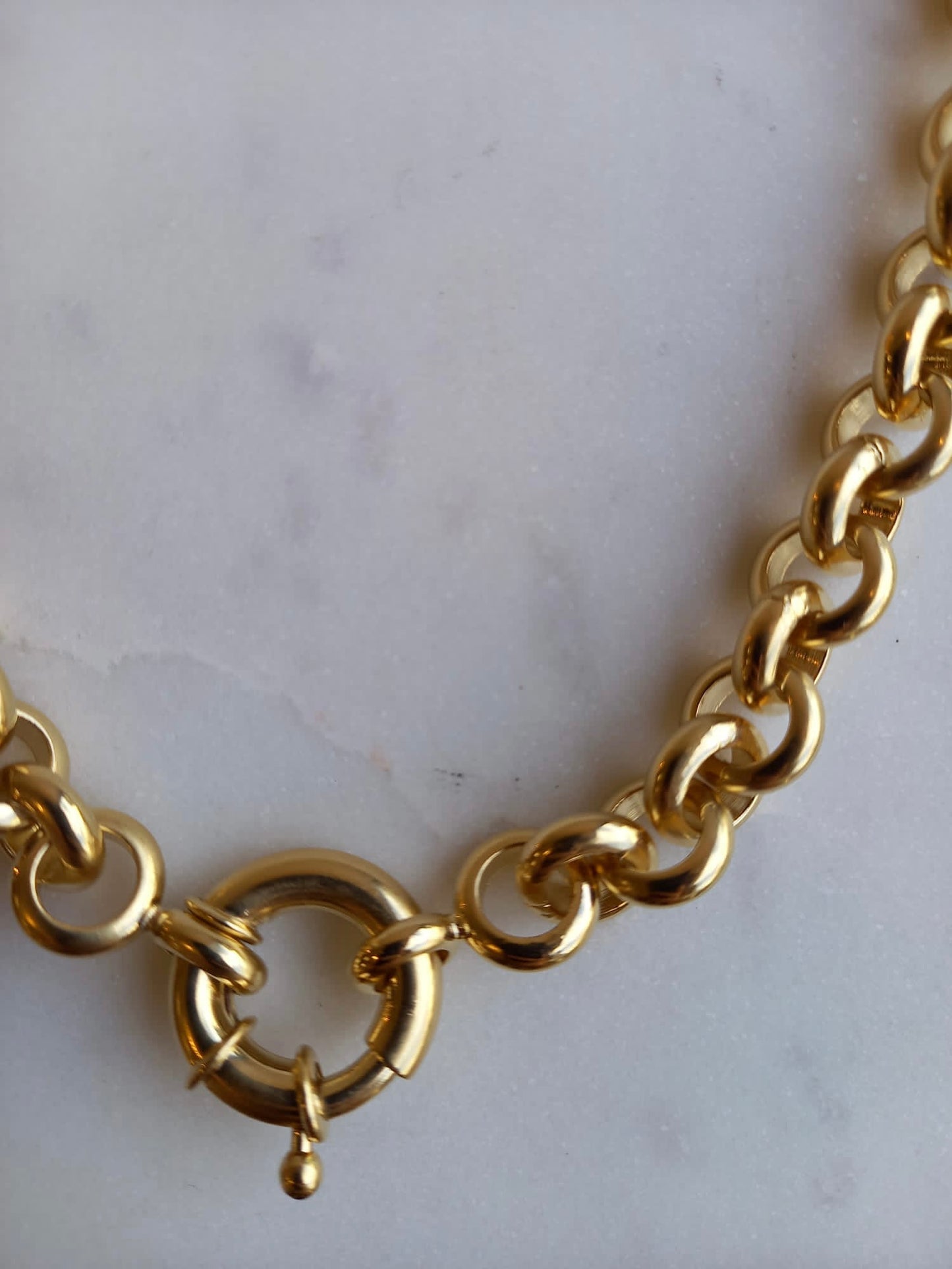 Collier maille Jaseron vintage