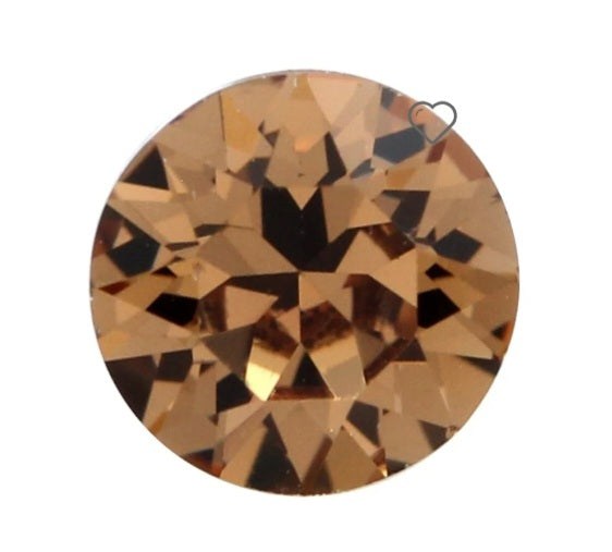 Bague fine réglable cristal plaqué or - Claudia torsadée