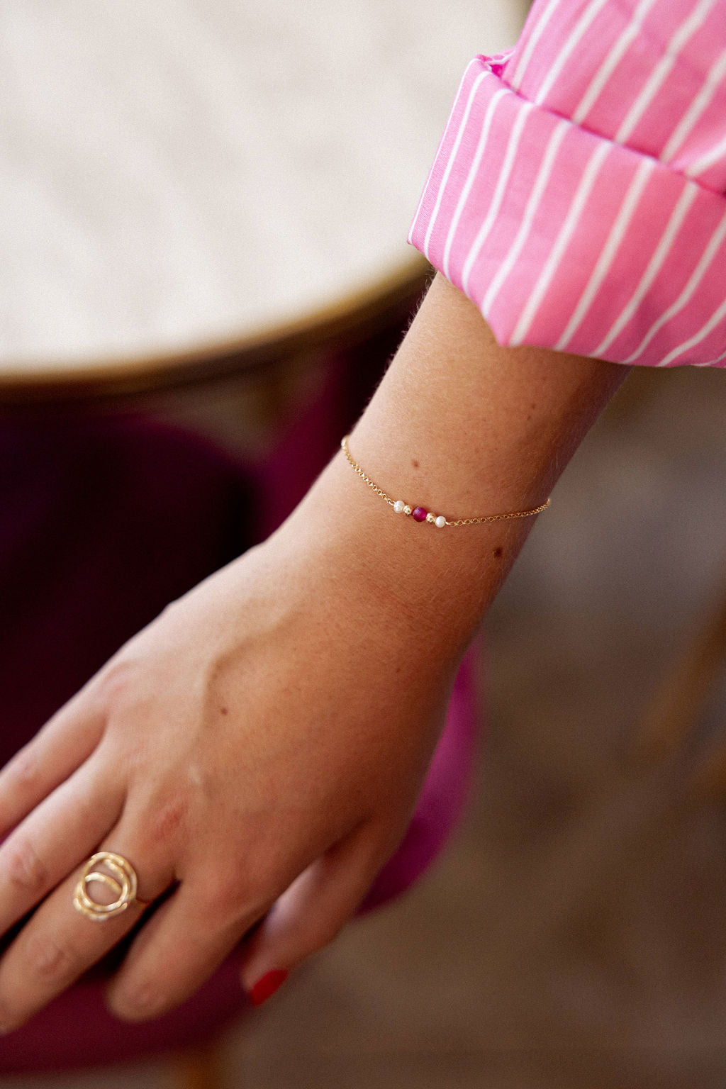 Bracelet plaqué or - New Acidulé