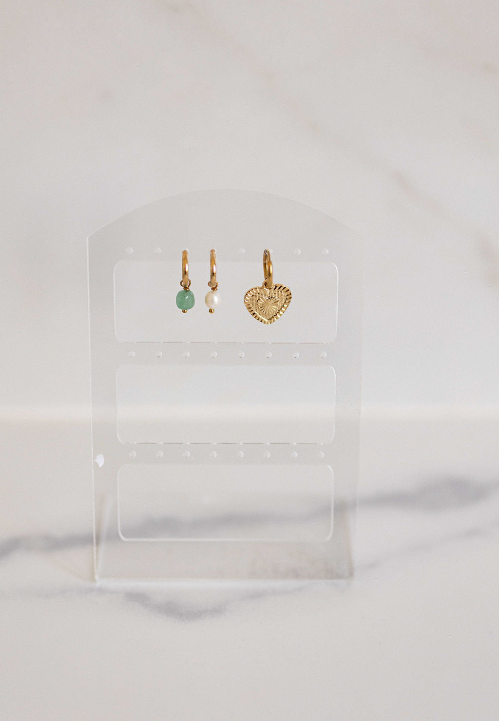 Pierre d'aventurine verte pour créole - Bar à bijoux