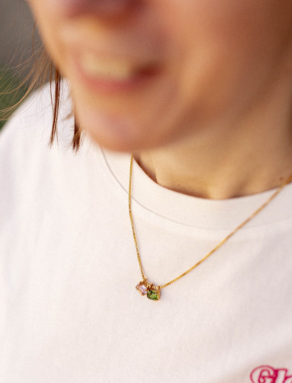 Pendentif cristal supplémentaire - collier Claudia