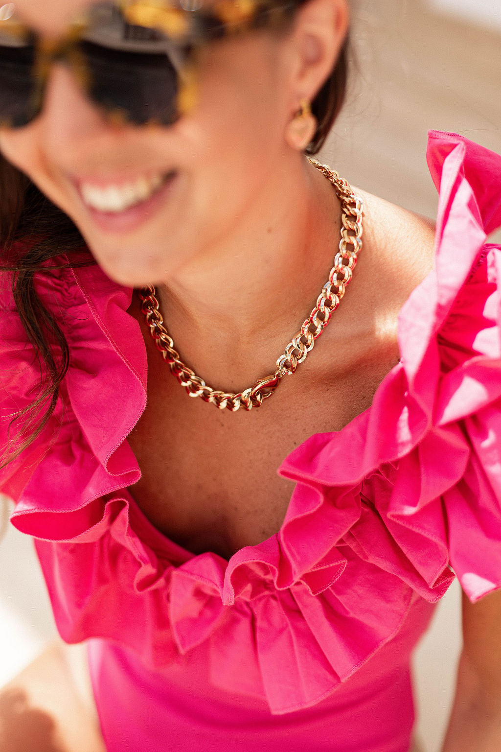 Collier maxi chaîne - Léa