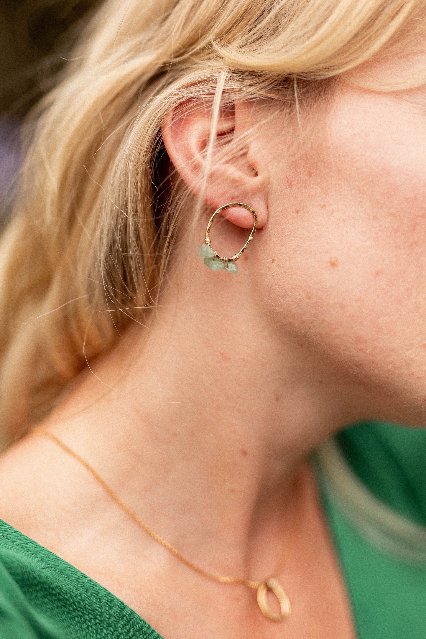 Boucles d'oreilles pierres fines - Dali