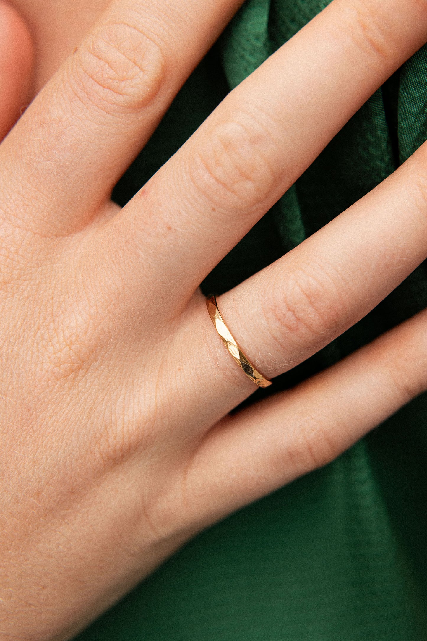 Bague réglable plaqué or - Arlequin