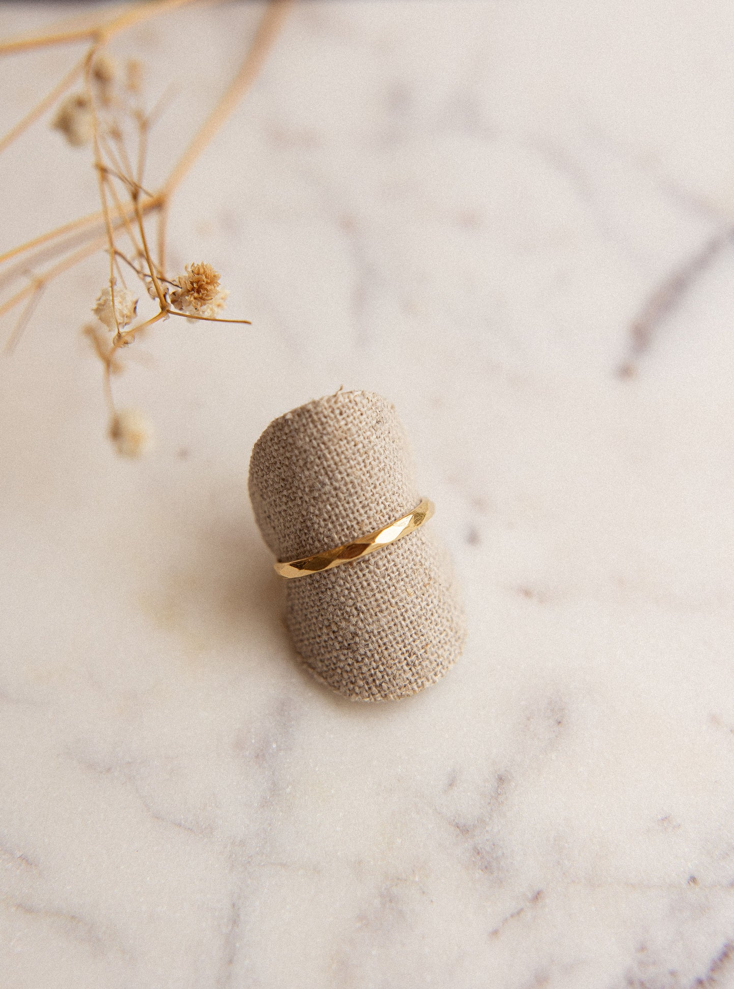 Bague réglable plaqué or - Arlequin