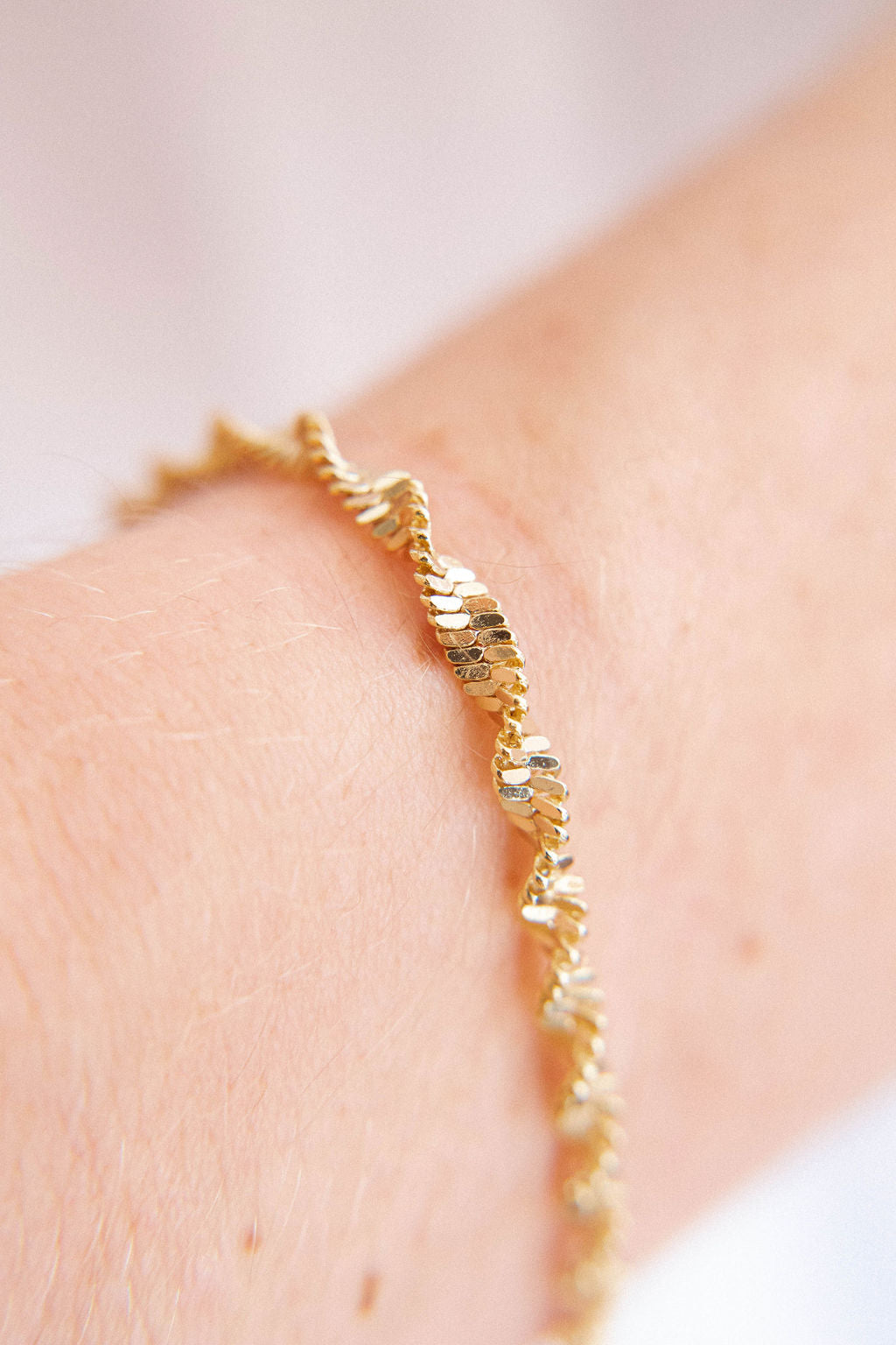 Collier doré or fin - Perrine