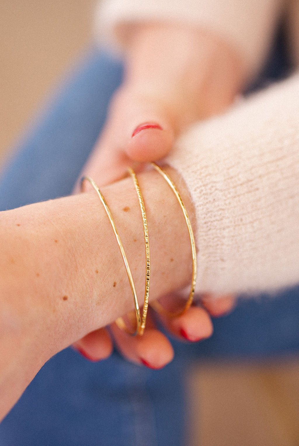 Trio bracelet jonc - Martello