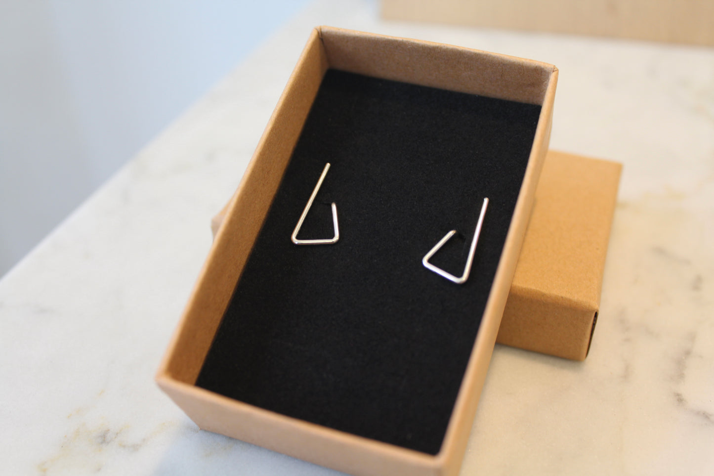 Boucles d'oreille - Triangle petites