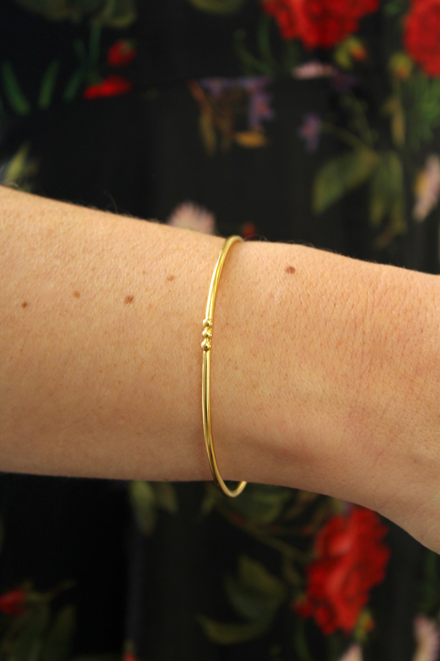 Bracelet jonc réglable - Trois petit points