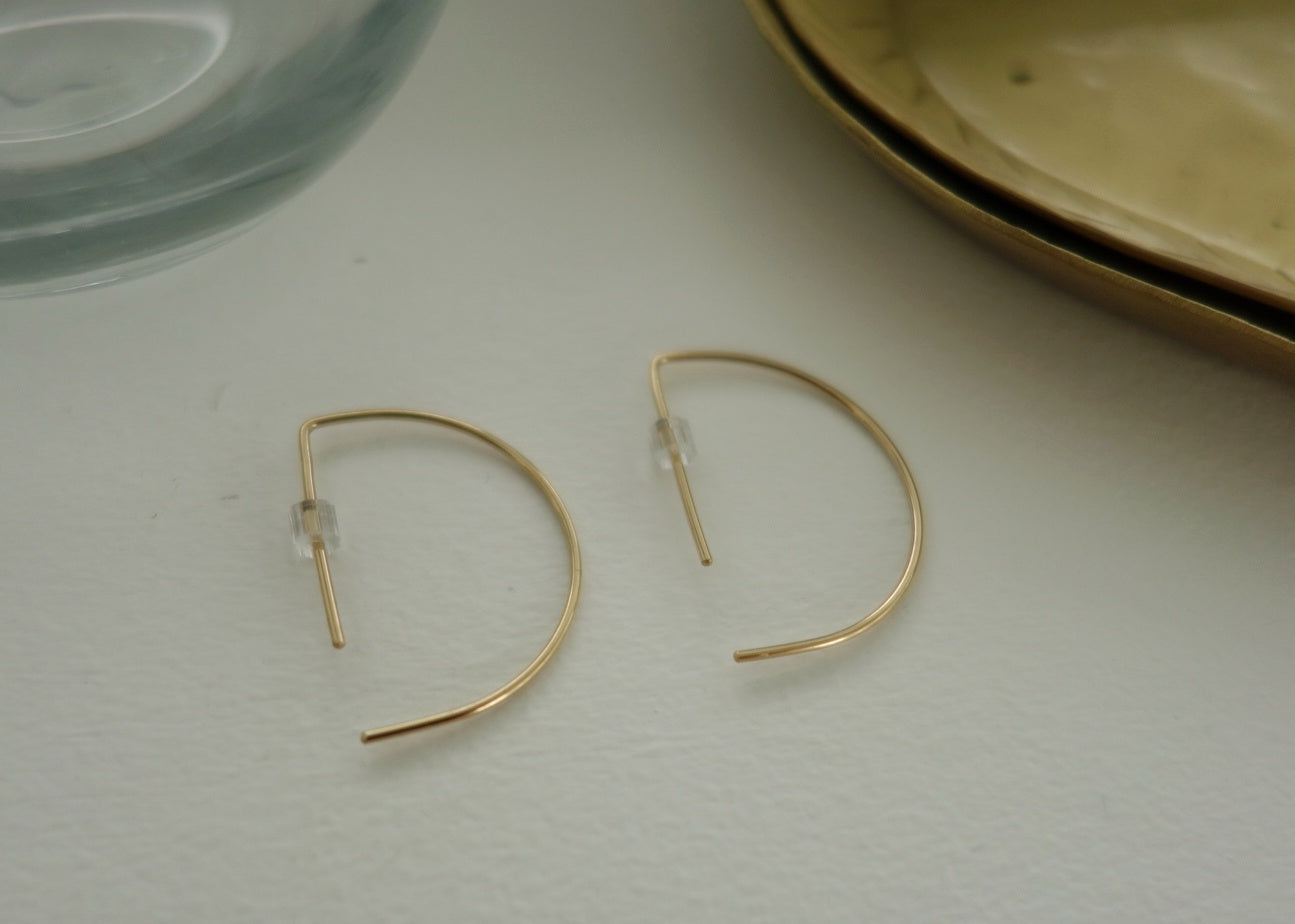 créoles boucles d'oreille plaqué or made in france