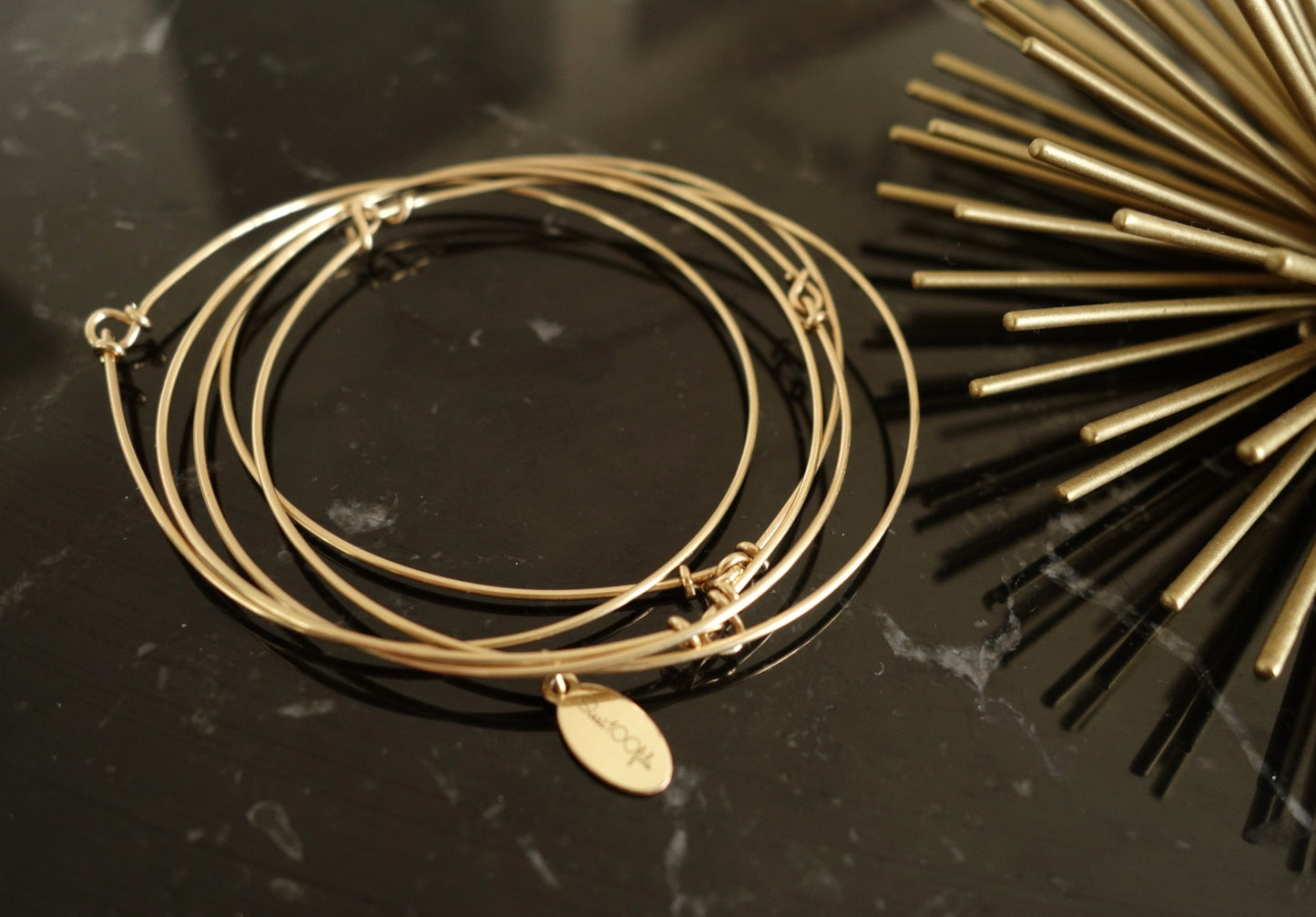 joncs 5 bracelet goldfilled