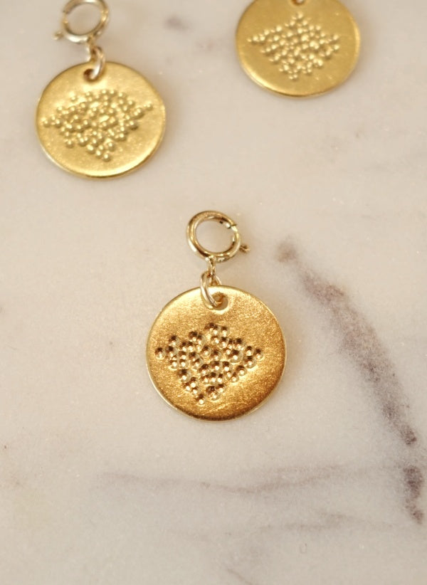 Pendentif médaille Summer - Bar à bijoux