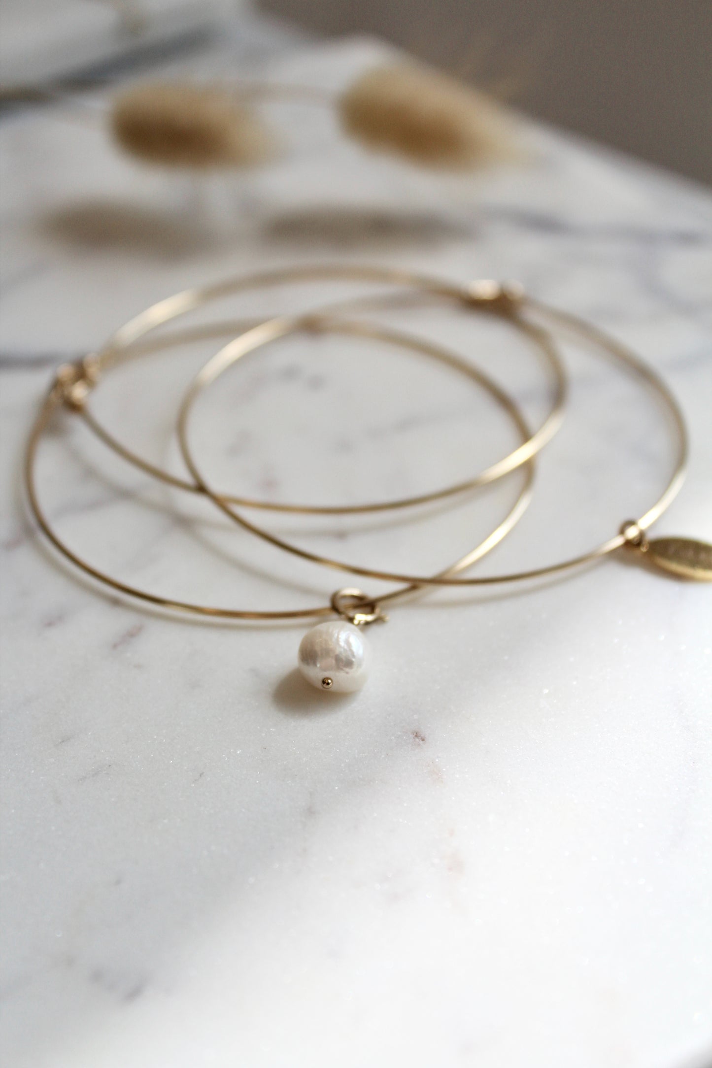 Pendentif Perle d'eau douce nacrée blanche - Bar à bijoux