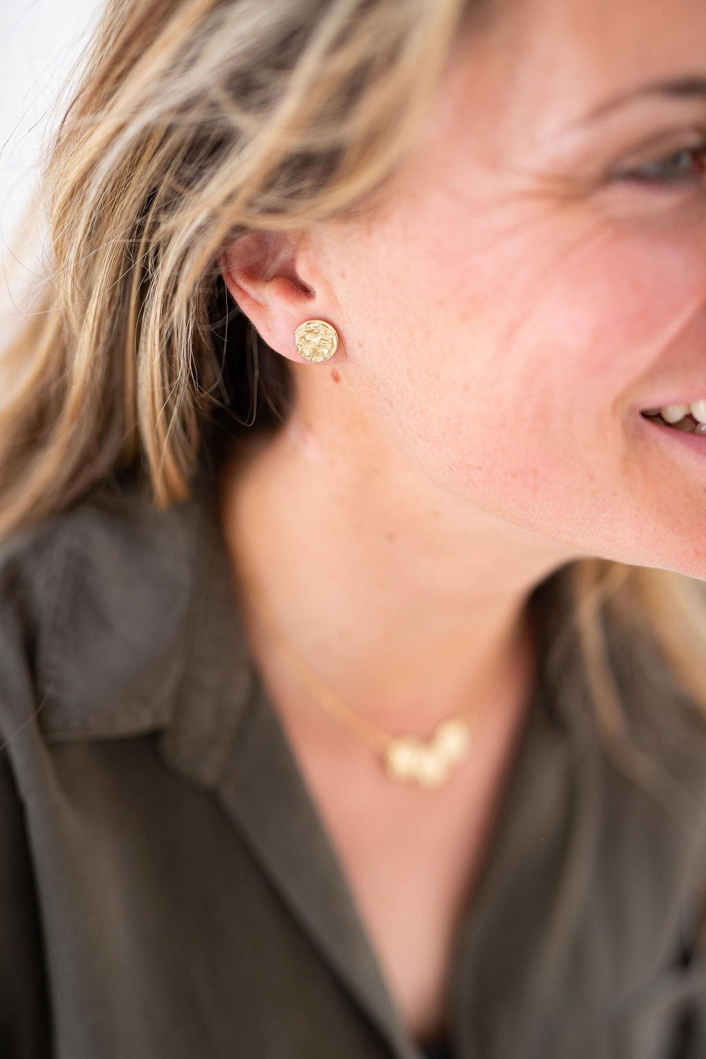 Boucles d'oreille puces - Luna