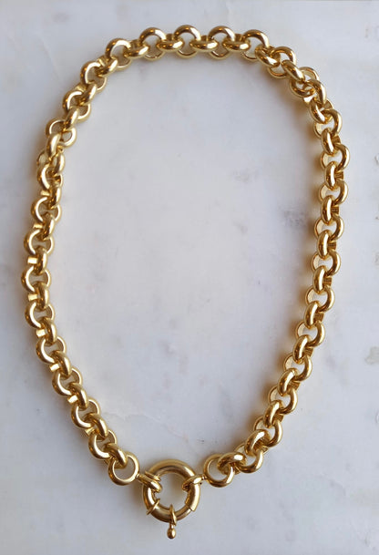 Collier maille Jaseron vintage