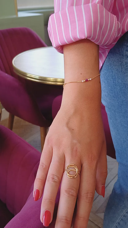 Bracelet plaqué or - New Acidulé