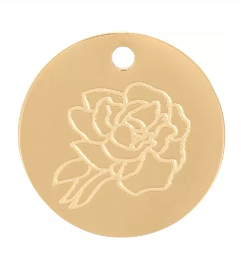 Pendentif Fleur de naissance - Bar à bijoux