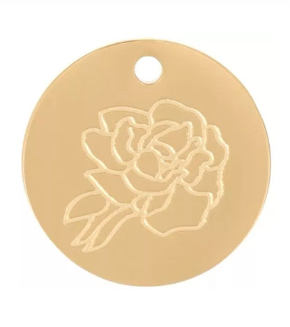 Pendentif Fleur de naissance - Bar à bijoux