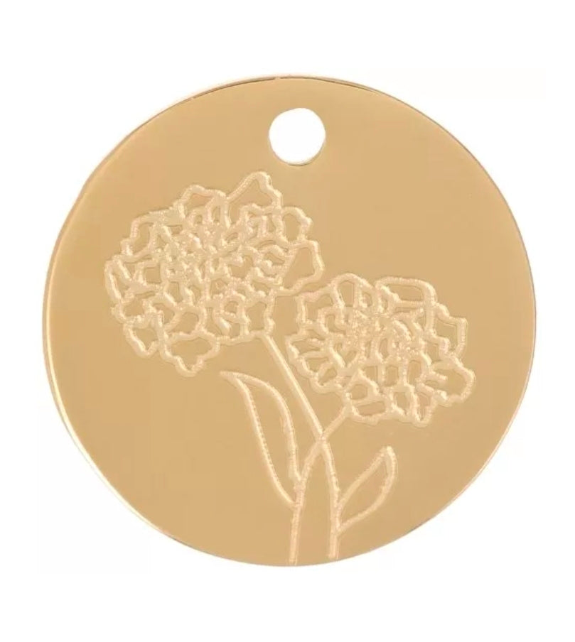 Pendentif Fleur de naissance - Bar à bijoux