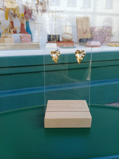 Boucles d'oreille Feuilles