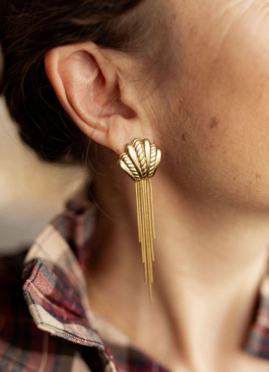 Boucles d'oreille pendantes - Calypso