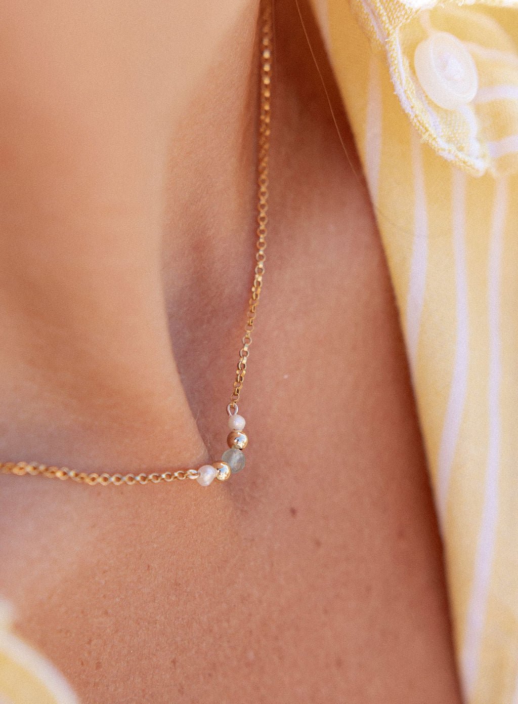 Collier ras de cou plaqué or - New Acidulé