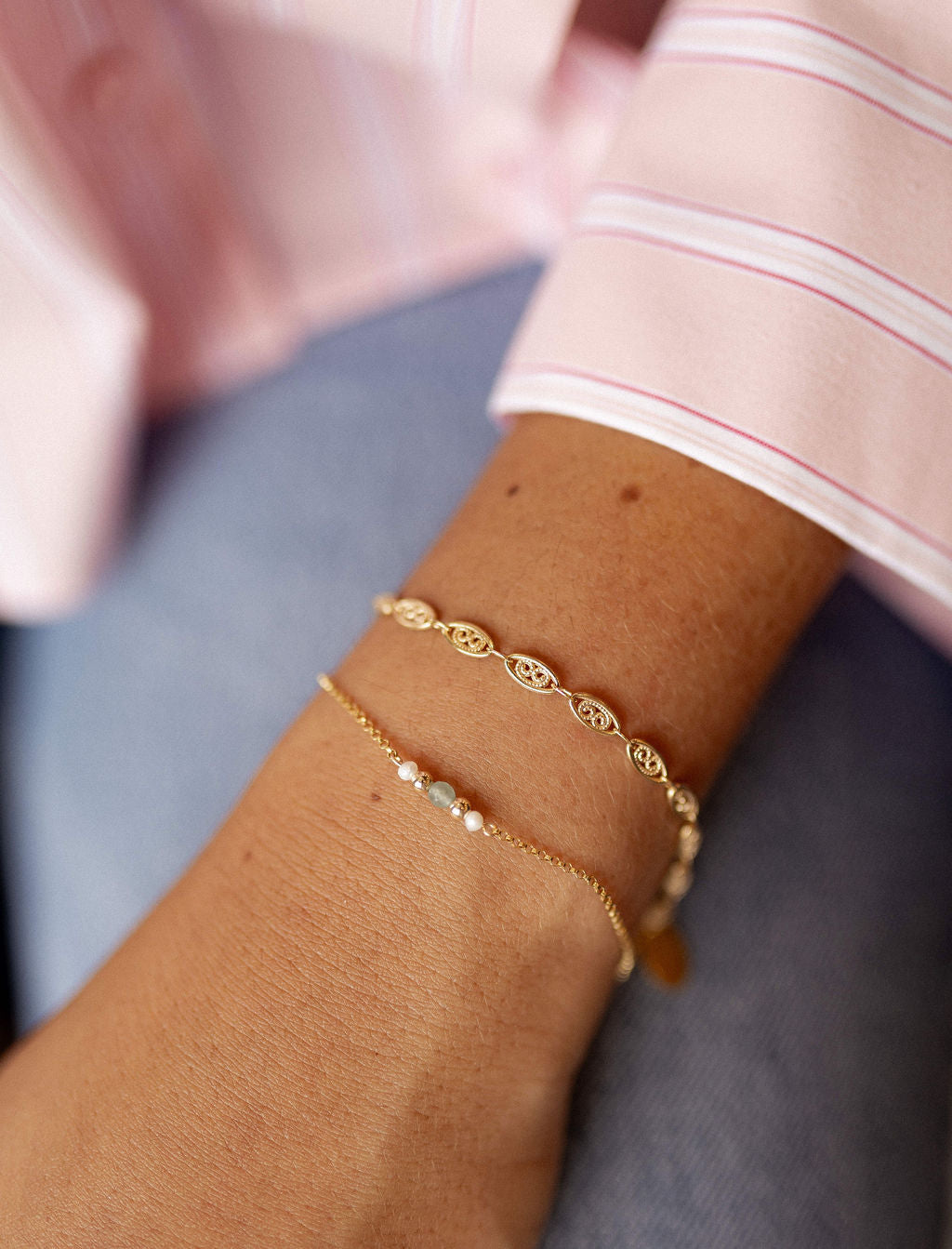 Bracelet plaqué or - New Acidulé