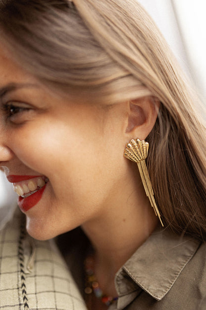 Boucles d'oreille pendantes - Calypso