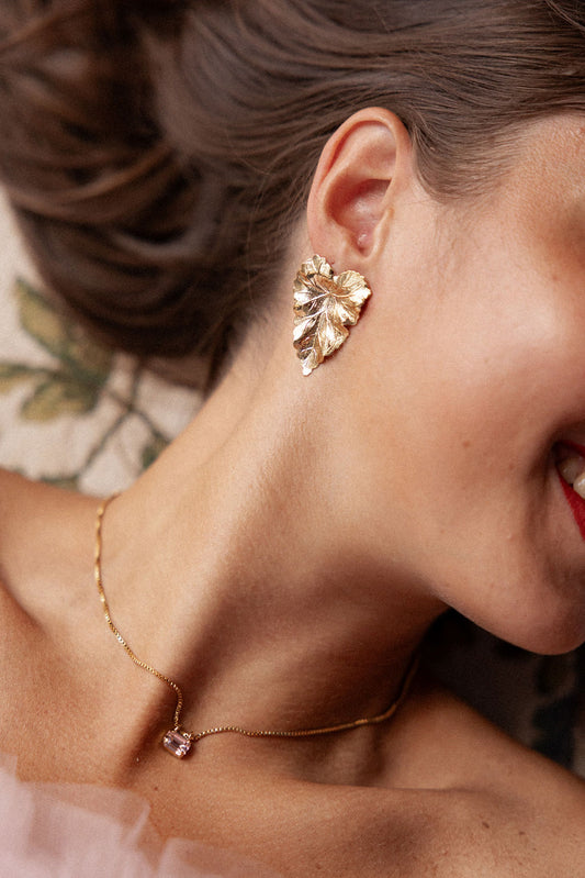 Boucles d'oreille Feuilles