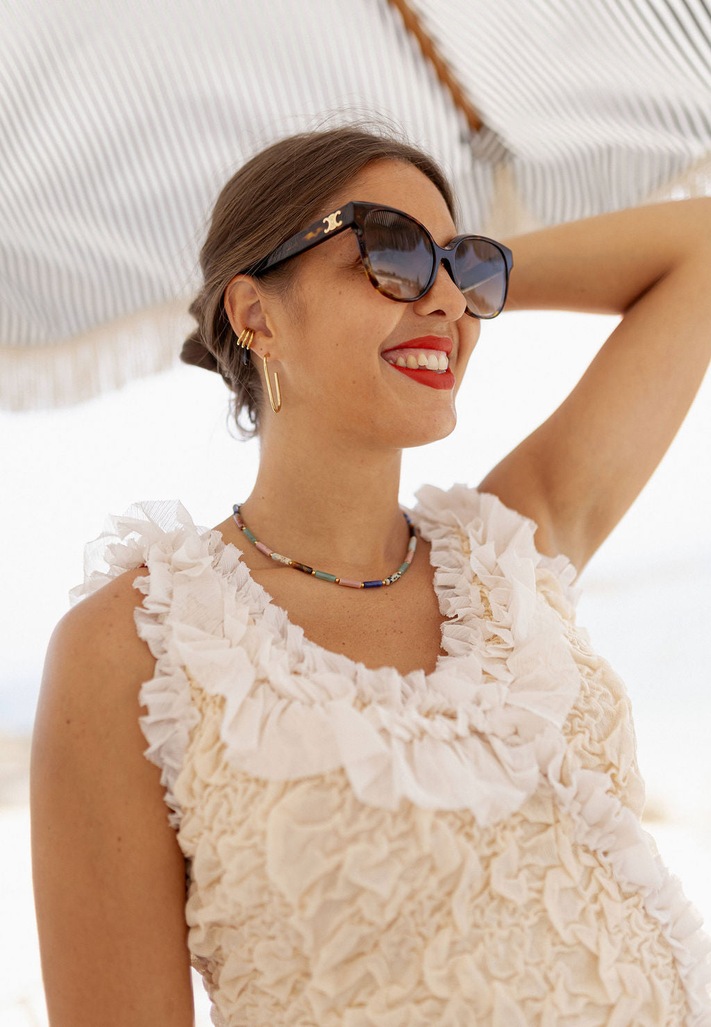 Collier ras de cou pierres fines - Jasmine
