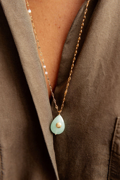 Collier long pierre fine - Naïa