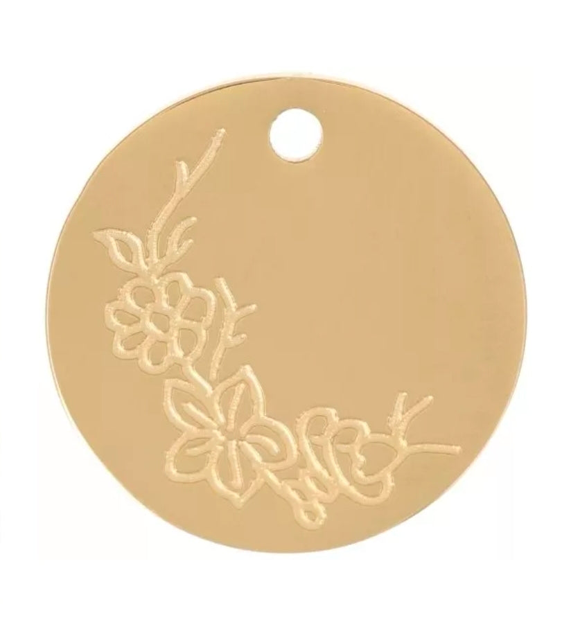 Pendentif Fleur de naissance - Bar à bijoux
