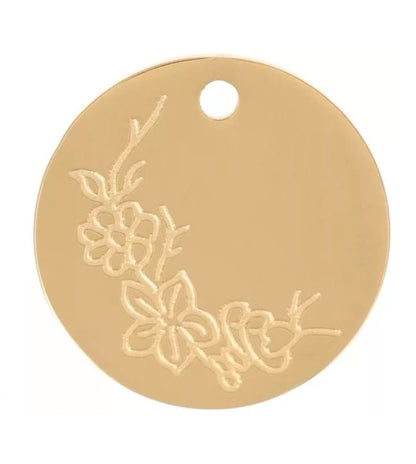 Pendentif Fleur de naissance - Bar à bijoux