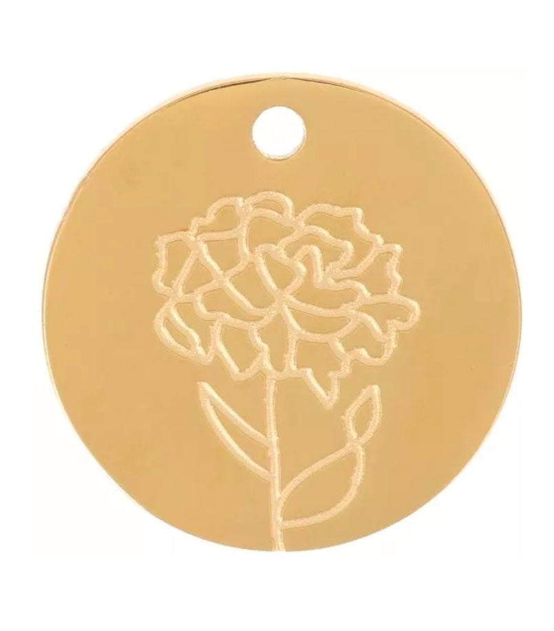 Pendentif Fleur de naissance - Bar à bijoux