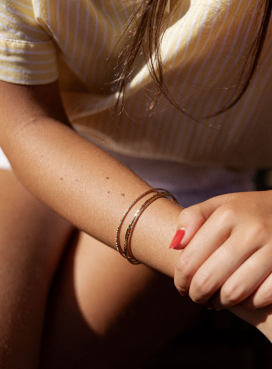 Trio bracelet jonc - Martello
