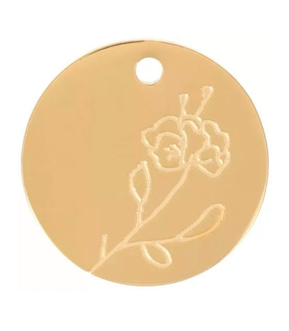 Pendentif Fleur de naissance - Bar à bijoux