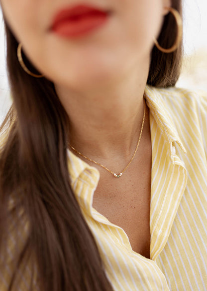 Collier ras de cou plaqué or - New Acidulé