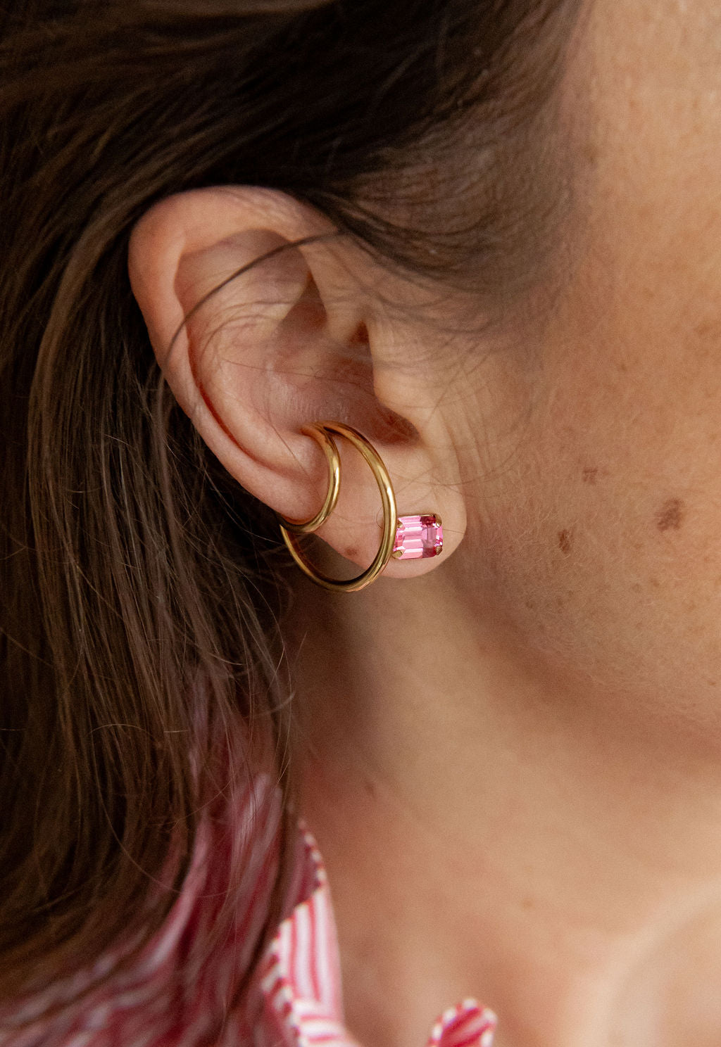 Boucle d'oreille puces - Claudia