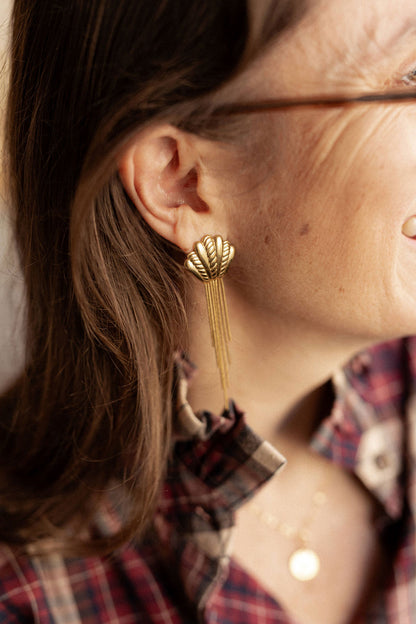 Boucles d'oreille pendantes - Calypso