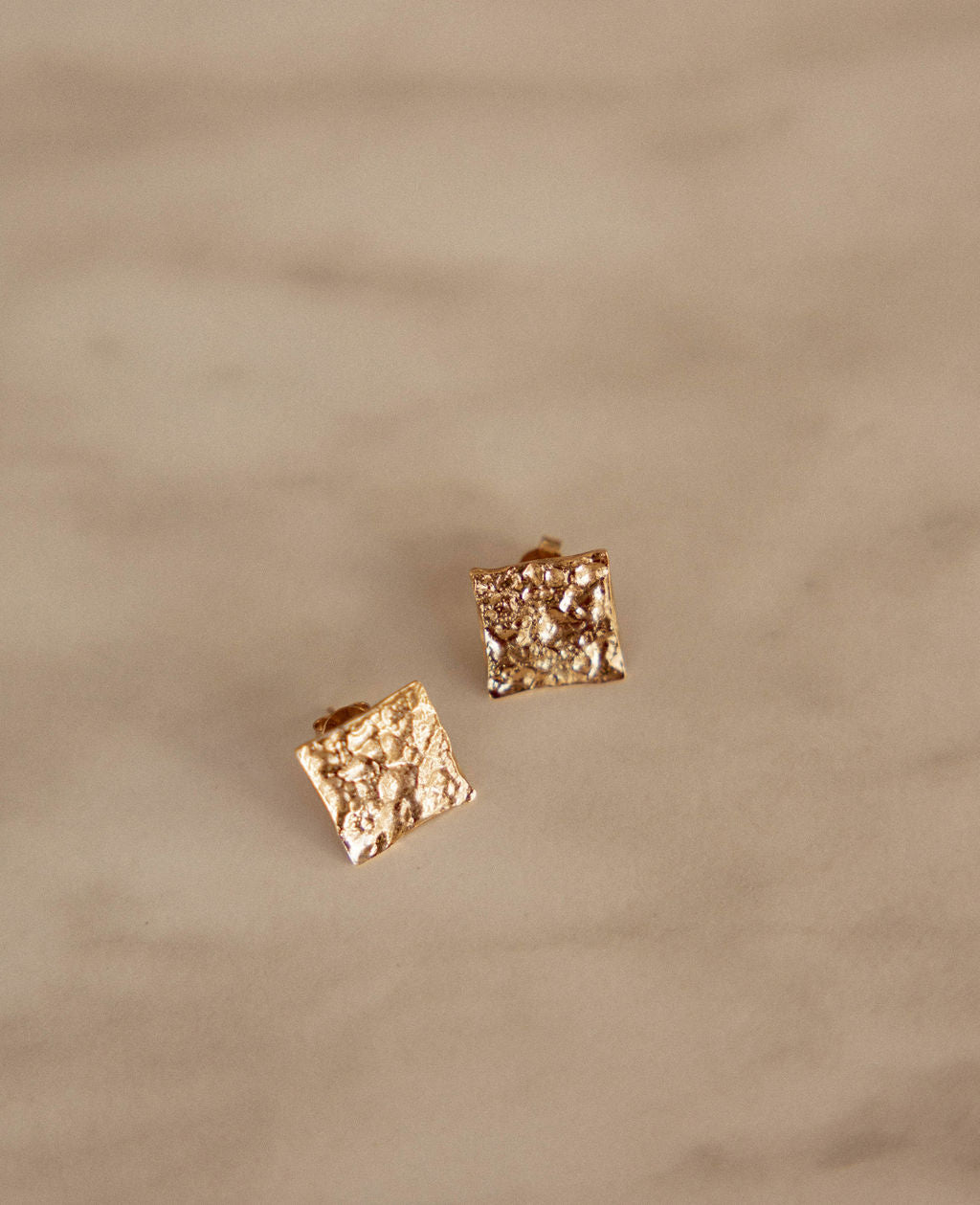 Boucles d'oreille - Luna carrées