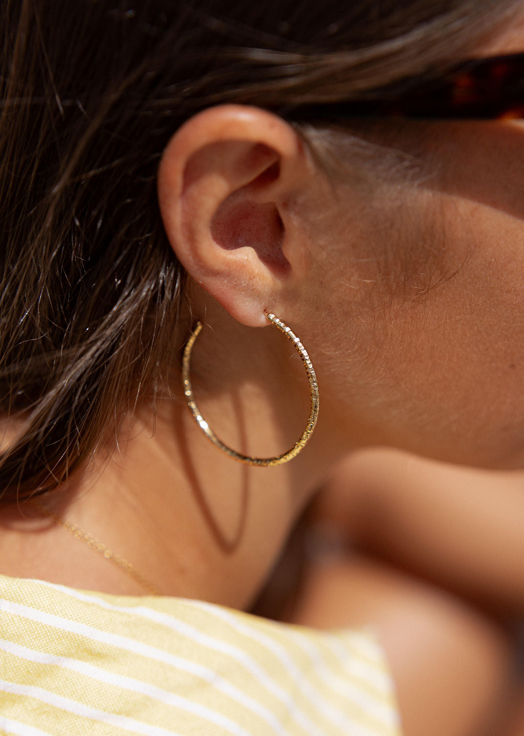 Boucles d'oreille créoles - Martel