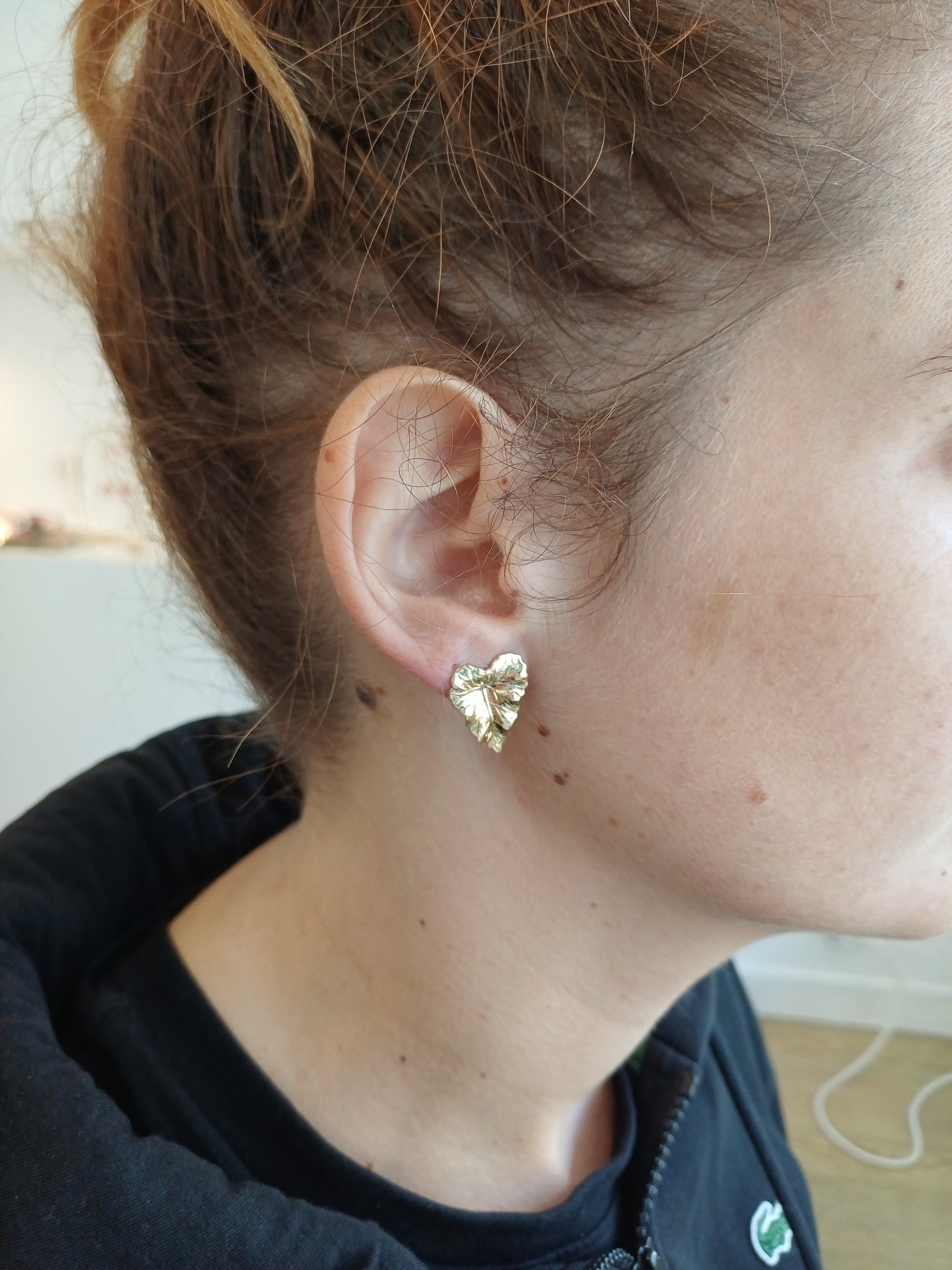 Boucles d'oreille Feuilles