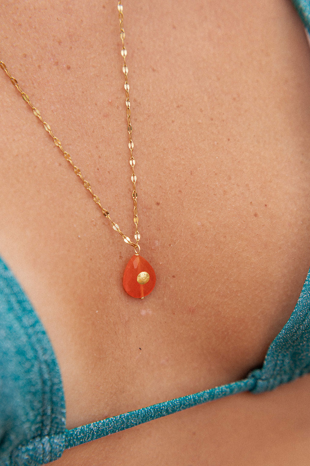 Collier long pierre fine - Naïa