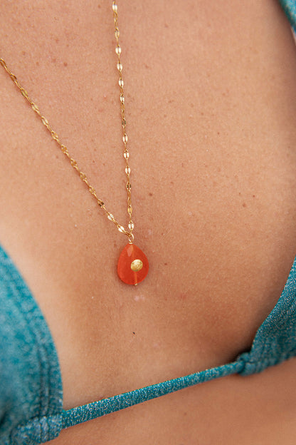 Collier long pierre fine - Naïa