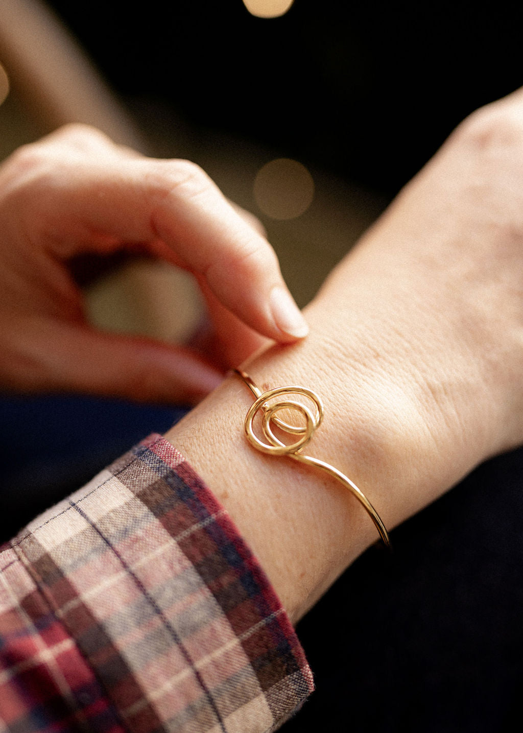 Bracelet jonc réglable - Dali