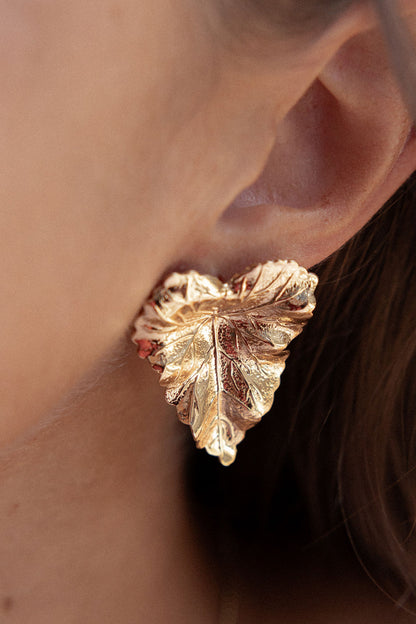 Boucles d'oreille Feuilles