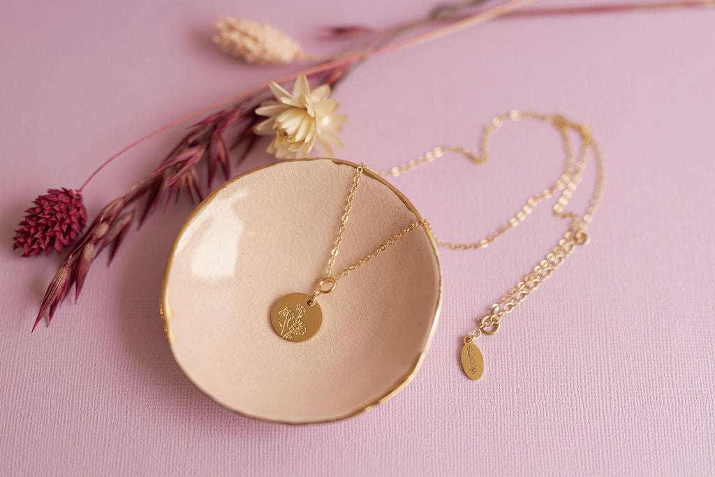 Pendentif Fleur de naissance - Bar à bijoux